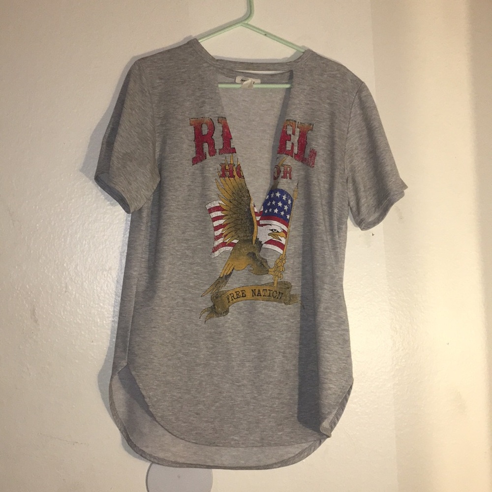 Gray shirt